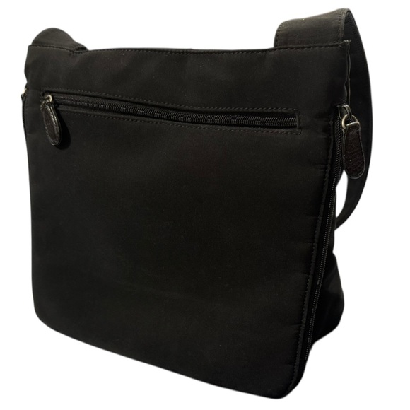 Hobo International Black Nylon Crossbody Messenger Organizer Bag - Picture 2 of 11